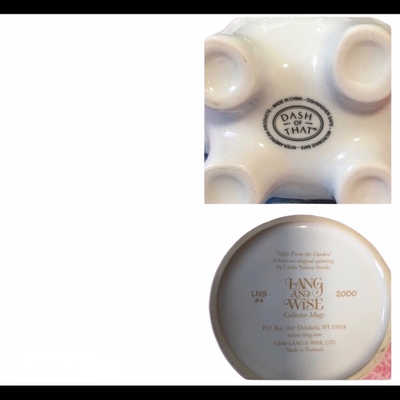 VTG LANG & WISE by Linda Nelson Stocks 2000 MUG & ELEPHANT TEAPOT DASH O… - Picture 11 of 12